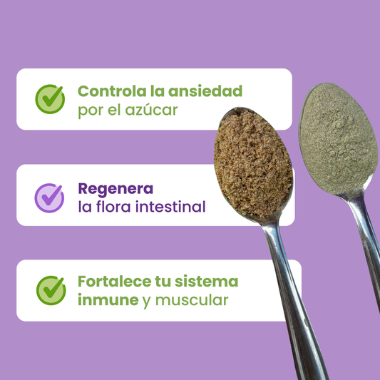 SLIM Pack – Alimentos funcionales en polvo (Fibra + Batido Verde+ Drenador Gratis)