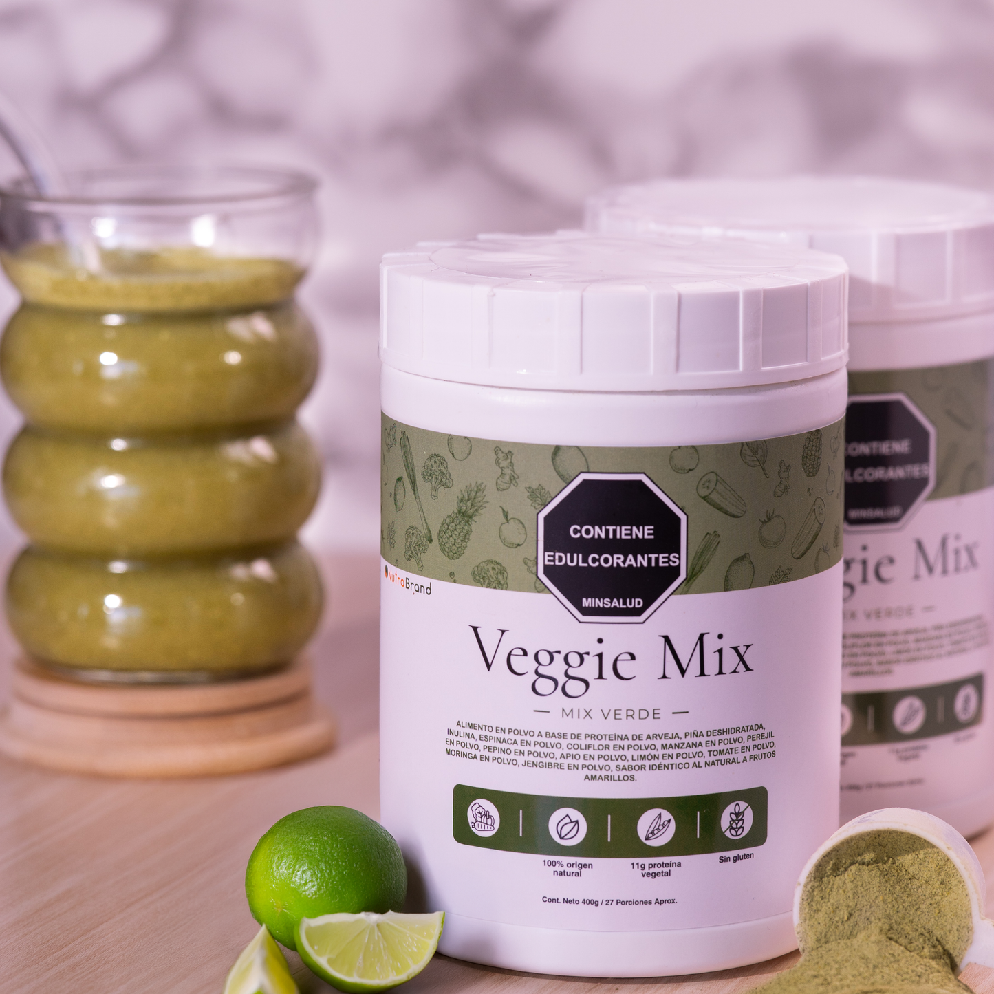 Veggie Mix – Batido de frutos Verdes