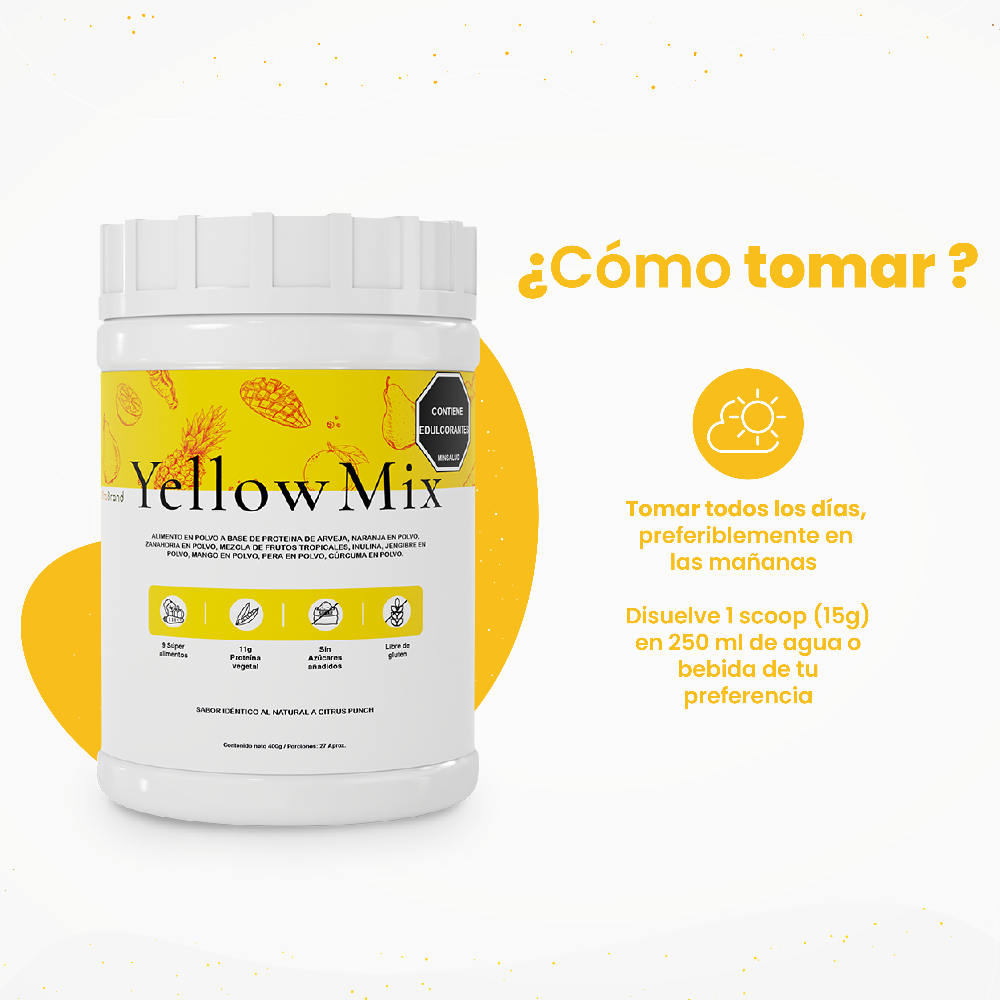 Batido de frutos amarillos Yellow Mix
