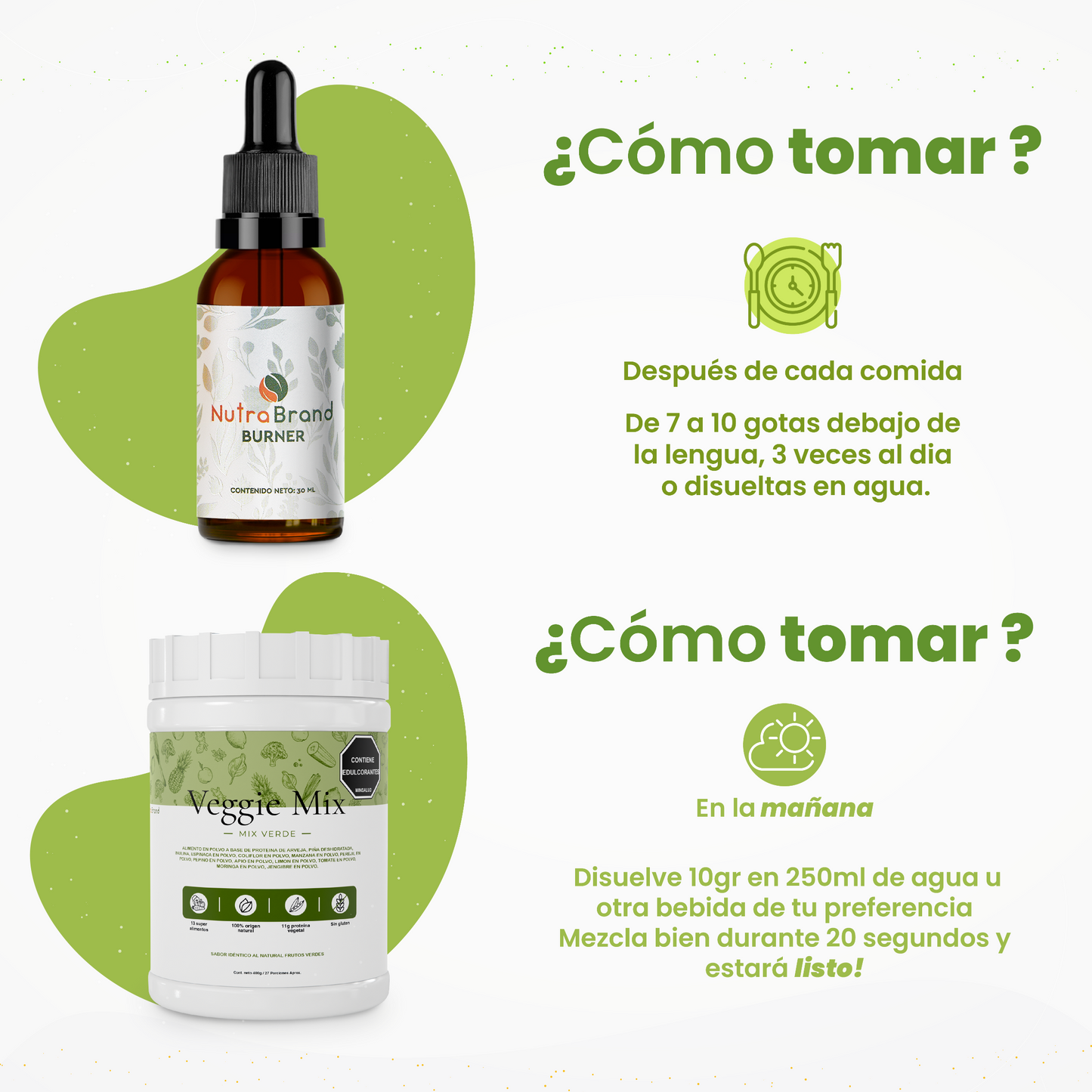 Modo de uso Detox Pack