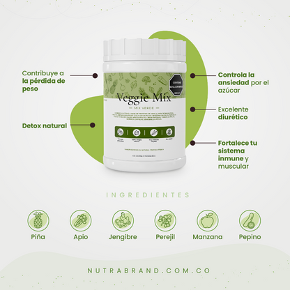 Beneficios del Batido de frutos verdes en polvo - NutraBrand