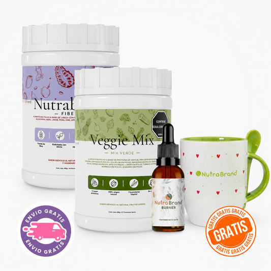 Combo Slim (Jugo verde + Fibra + Drenador + MUG)