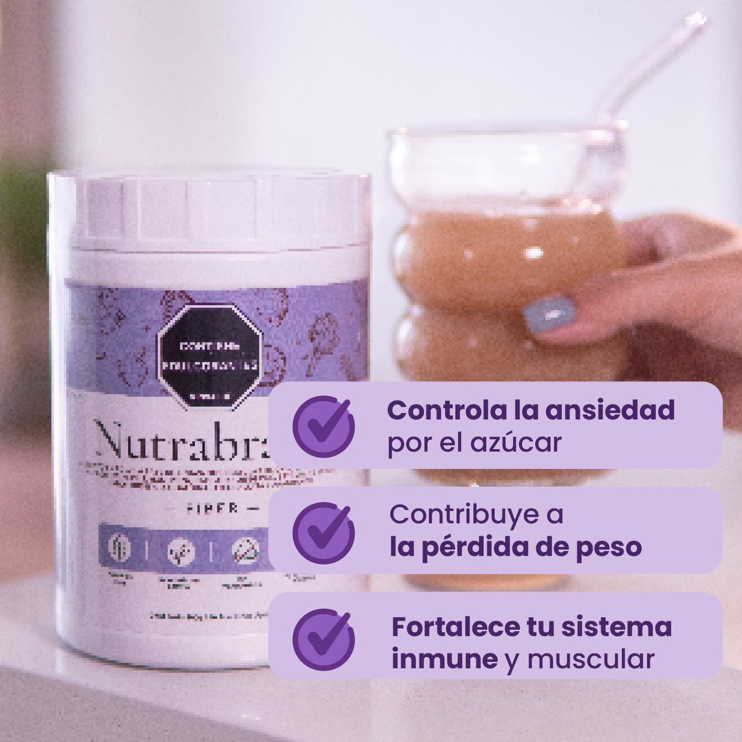 Fibra dietaria de origen natural paga 3 lleva 4