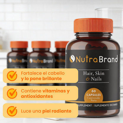 Hair, Skin & Nails paga 3 lleva 4