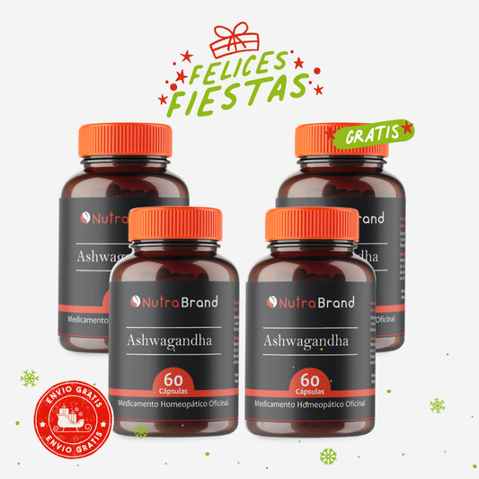 Ashwagandha  paga 3 lleva 4