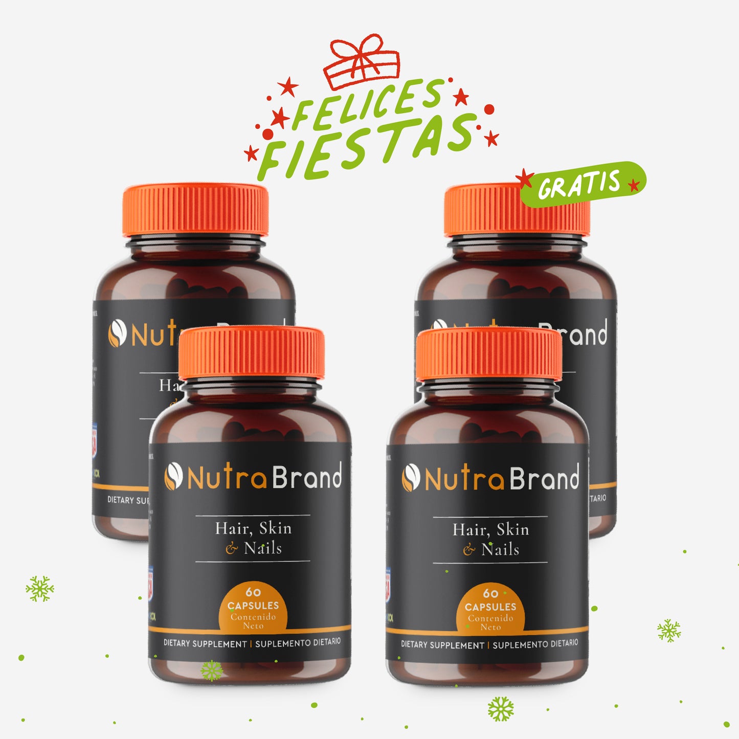 Hair, Skin & Nails paga 3 lleva 4