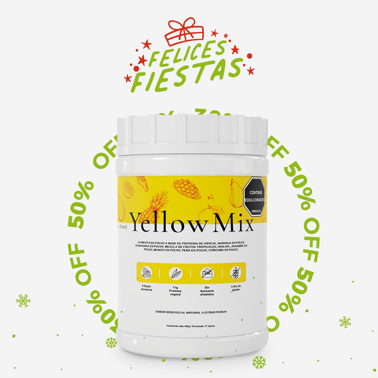 Batido de frutos amarillos Yellow Mix