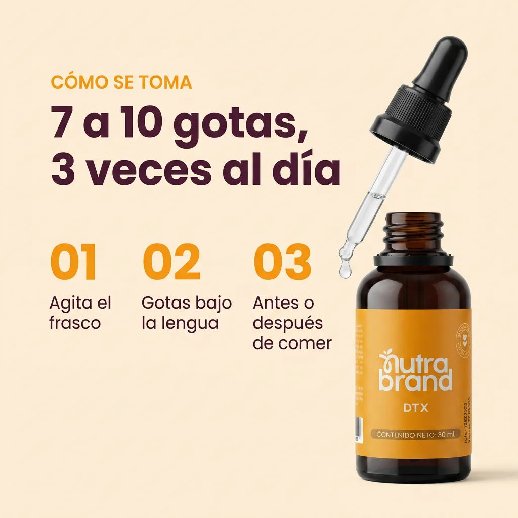 Drenador Linfático en gotas DTX