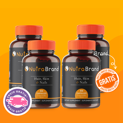 Hair, Skin & Nails paga 3 lleva 4